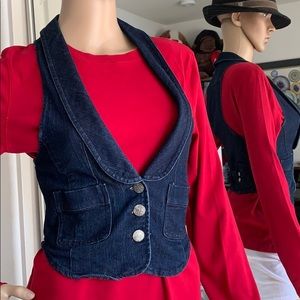 Charlotte Russe Jean Vest